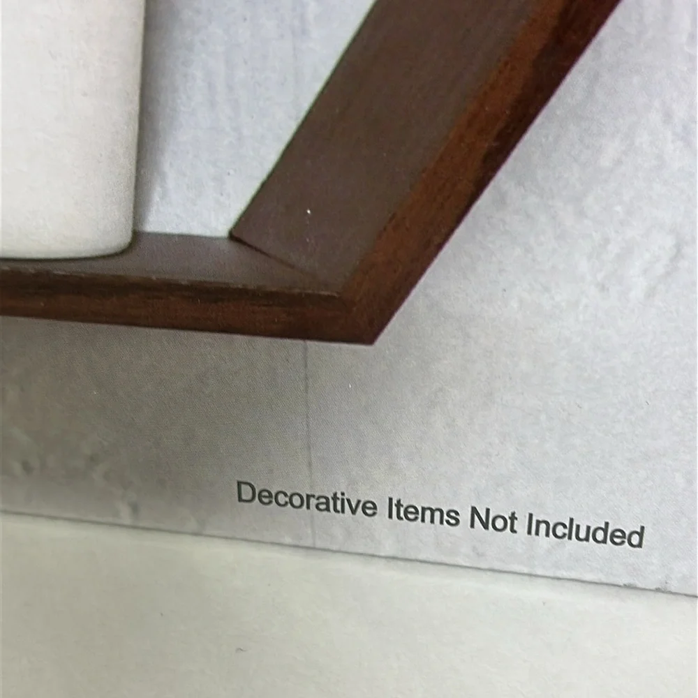 True Living Brown Wall Shelf with Mounting Hardware 13.4 x 7.1 inch